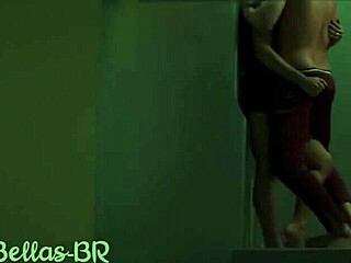 Glam Shemale Teasing and Jerking Off During Hot Casting Interview