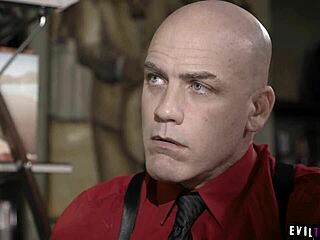 Horny Principal Bridgette B Seduces Teacher Derrick Pierce and Teen Brooklyn Gray for Office 3some Session