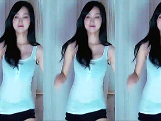 Chinese girl dances seductively before engaging in intense sex with me