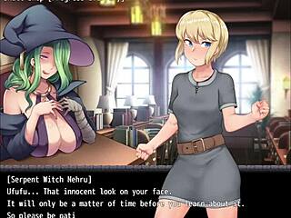 Blonde girl explores monster-filled cave for lost items in Alissa series