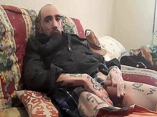 Gay masturbation session with Melvin C, oh man it's so intense!