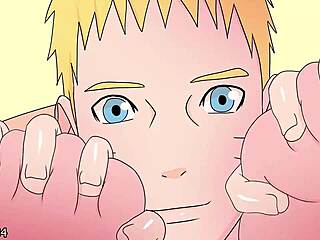 Naruto îi fute sânii lui Saber tare