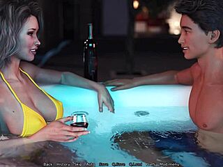 Hey Sam, wanna kiss sweet in this 3D porn game?