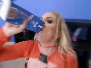 Hey, check this wild 4on1 with Louise Lee, rough DAP and milk overflow!