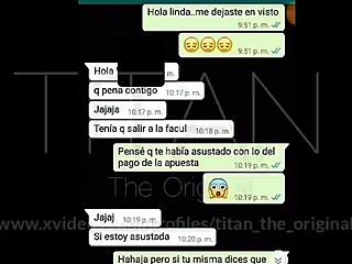 Colombian whore loses bet and pays with anal sex