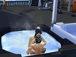 Naruto hentai seduces haku into wild assfucking positions