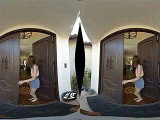 Reality Lesbian Threesome with Lena Anderson and Alex Blake in Stockings