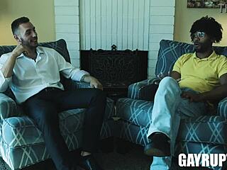 Carter Woods bends Tony Genius over for hardcore twink action