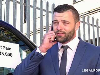 milf stacey saran cant wait to feel hard cock in her throat and between her huge tits