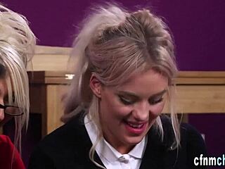 yo, young lesbians karlie montana and jenna sativa muff diving in laundry room