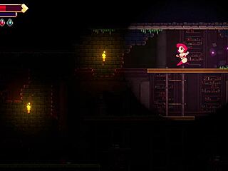 Scarlet maiden maid with big tits in hentai game.