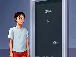 complete gameplay - summertime saga part 43, with russian milf cowgirl fucking at work