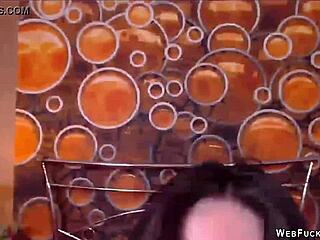 busty asian bbw camgirl dances on webcam