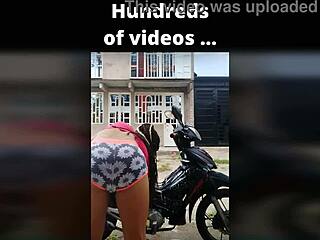 TS Angelique Monroe ล้างมอเตอร์ไซค์