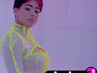 Mia Valentine says, 'Watch my amazing big ass in lingerie as I pose and undress.'