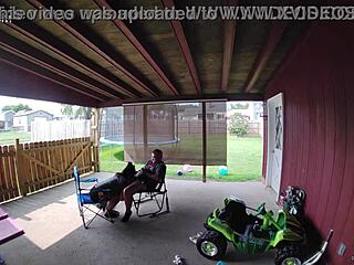 Wife Sucks Cock Publicly, Swallowing Cum