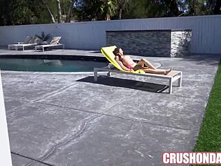 Maya Woulfe persuades stepdaddy in reality setting