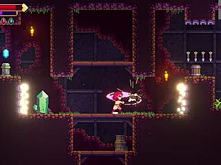 Scarlet maiden maid with big tits in hentai game.