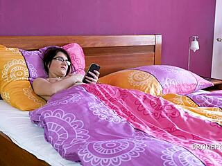 czech girl casey with small tits explores solo play