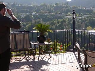 This naughty redhead hooks up with a stranger for intense drilling