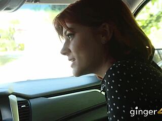 This naughty redhead hooks up with a stranger for intense drilling