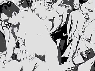 이 걸레 아내가 보지에 크림파이 당하는 거 봐, 갱 전체가