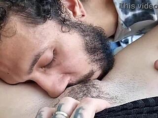 my cute babe tricked by husband for interracial fucking after dinner