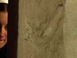 Jealous lesbian maid secretly observes mistress's reward.