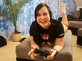 J'ai baisé fort la gamer allemande aux courbes
