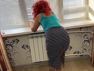 nice anal sex with a milf in her big ass close-up