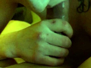 Unnamed Guy Gets His Cock Sucked in Raw Intense Bedroom Action Scene