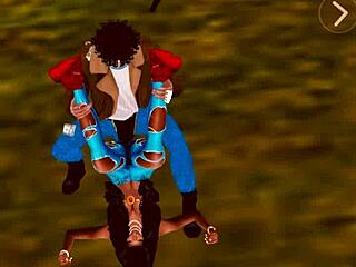 in the greystone mansion, they get frisky with rough ass play.