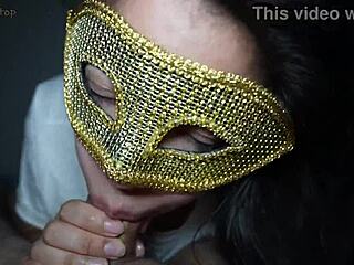 Stepmother Sucks with Saliva for Facial