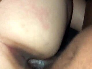 Latina Bends Over For BBC Creampie