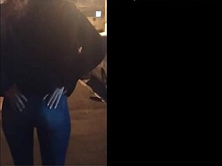 damn, this hot latina melina bloom jerks off in public on insta live with her big tits out, cars honking!