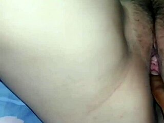My lover touches my pussy while I text my husband back.