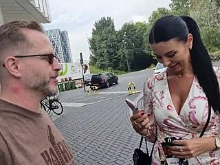 Pornstar Ania Kinski Meets Fan