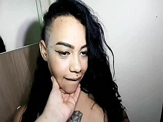 Brazilian Model SUCKS ASS in First Porn Scene!