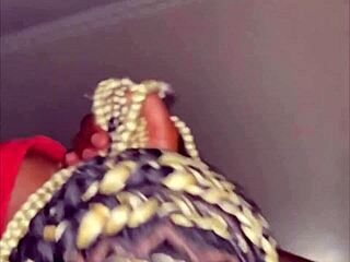 my step sister's friend sent nudes, so i fucked her mouth and made her eat my ass.