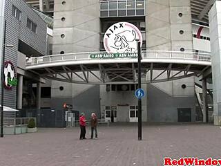 Alternative Dutch Prostitute In Reality Scene With Piercing And Tattoo