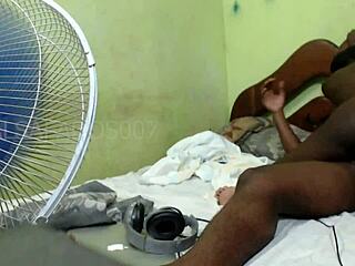 she rides my big cock and cums fast.