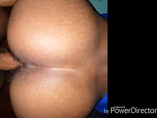 Ebony Couple Enjoys Homemade Backshots Intensely