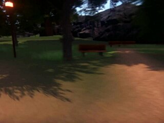 Hornet monster girl trapped by lesbian purple slime girl in hentai game?