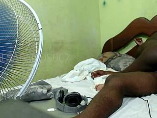 she rides my big cock and cums fast.