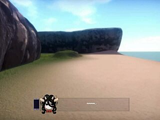 Hornet monster girl trapped by lesbian purple slime girl in hentai game?