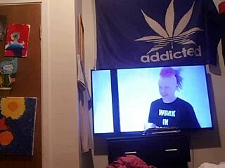 Slutty Canadian Whore Plays with Tight Cunt Hard!