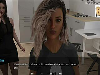 John carries the three girls easily.