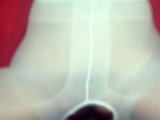 colombian teen gets oral before doggystyle in pantyhose