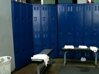 watch him suck three cocks in the locker room?