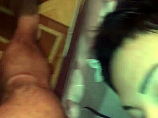 wife in stockings enjoys an intimate creampie moment